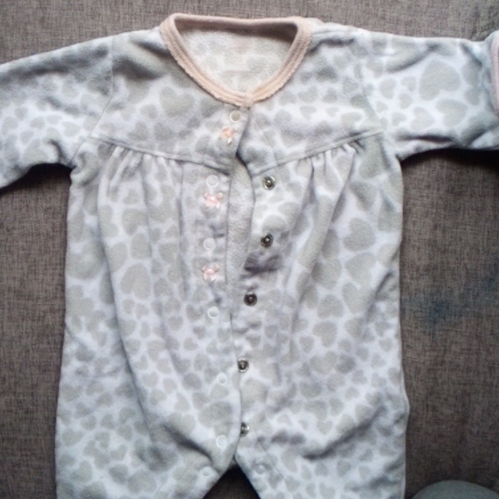 Carter's pattern girl onesie